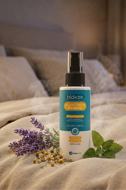 Markasız - Oda Kokusu - BİDOZE HUZUR & RELAX PARFÜMÜ Aromaterapik Uyku Spreyi | Stres Kontrolü