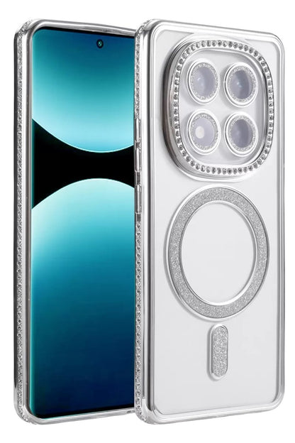 Redmi Note 15 Pro 5G Joke Simli Magneticsafe Kılıf - Gümüş