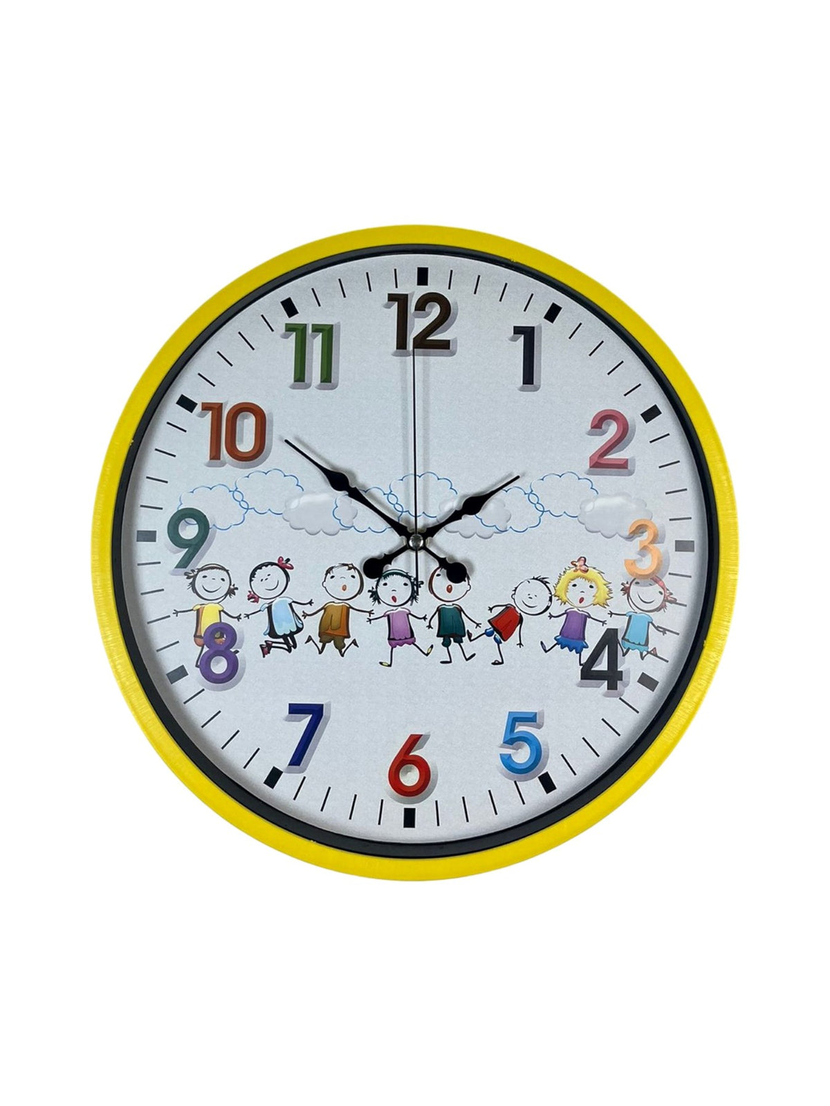 36 Cm Sarı Çocuk Odası Duvar Saati