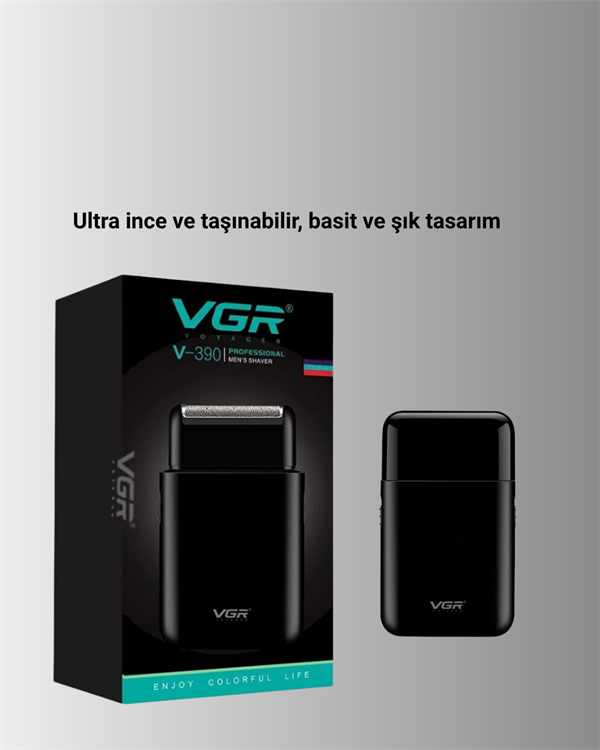 ABS Gövdeli Süper İnce Elektrikli Sakal Kesici – 45 dk Kablosuz Kullanım, Yanak Makası Dahil