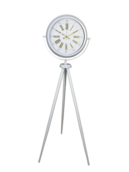 Royal White Gold Roma Rakam Tripod Ayaklı Saat