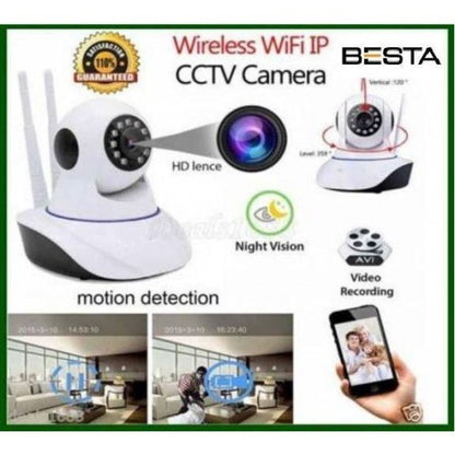 1080P 2MP 360 derece Full HD Kablosuz IP Gece Görüşlü WİFİ Güvenlik Kamerası