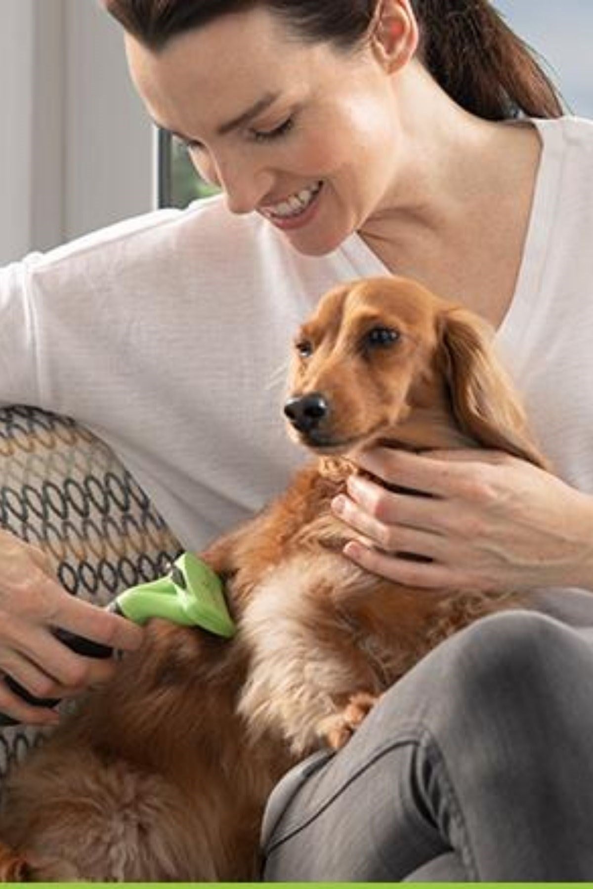Buffer Kedi ve Köpekler İçin Uzun Tüylü Köpek Tarağı Tüy Toplayıcı tarak Small