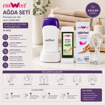 AĞDA SETİ ISITICI - ROLL-ON 100ML - AĞDA BEZİ 2MT (5643)