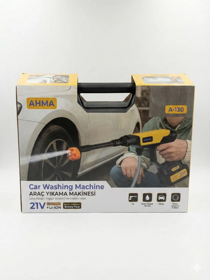Akülü Basınçlı Araç Yıkama Makinesi | 21v Çift Batarya | 175 Psı Güç | 3.6l/dk Su Akışı A-130 (5643)