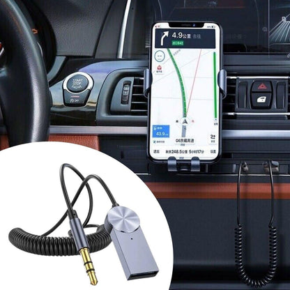 Araba için Bluetooth Aux Alıcısı Wireless Araç Kiti (5643)