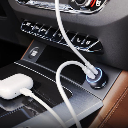Araç İçi Çakmaklığa TakılanType-C ve USB Girişli 2 Portlu Hızlı Şarj Adaptörü (5643)