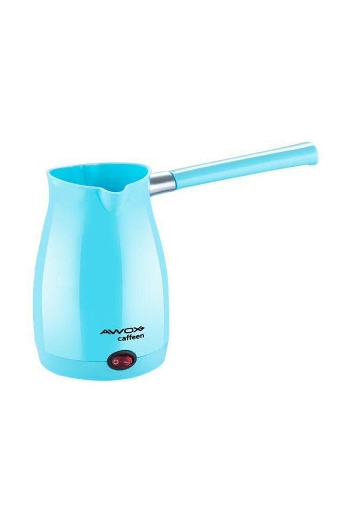 AWOX CAFFEEN MAVİ ELEKTRİKLİ CEZVE TÜRK KAHVESİ MAKİNESİ PLASTİK ÇİFT AĞIZ 0.4LT - 5 FİNCAN 1000W (5643)