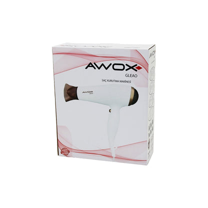 AWOX GLEAO BEYAZ SAÇ KURUTMA - FÖN MAKİNESİ SOĞUK ÜFLEME 2 KADEME FAN - 3 KADEME SICAKLIK 1700-2000W (5643)