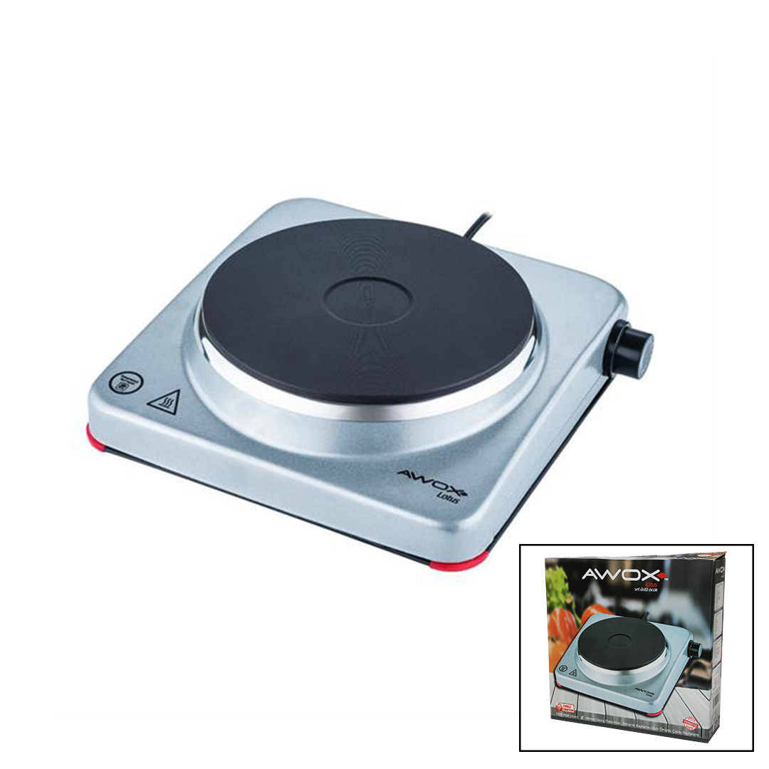 AWOX LOTUS TEK GÖZLÜ ELEKTRİKLİ OCAK PLATE 185MM.1500W (5643)