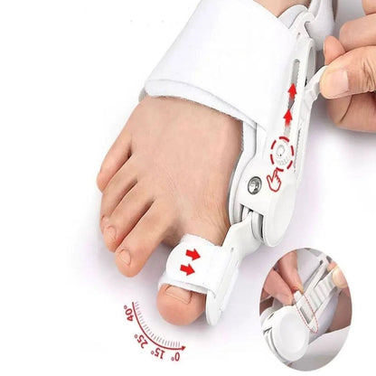 Ayarlanabilir Ayak Baş Parmak Kemik Düzeltici – Halluks Valgus (Bunyon) Aparatı, Gece Gündüz Kullanıma Uygun Ayak Düzeltme Ateli (5643)