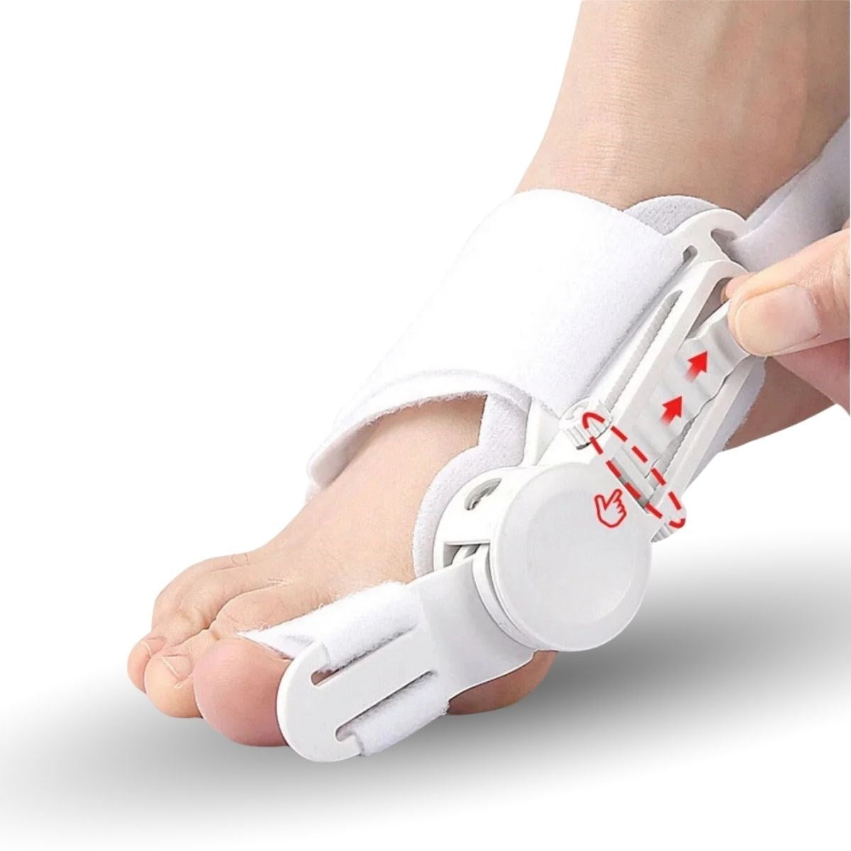 Ayarlanabilir Ayak Baş Parmak Kemik Düzeltici – Halluks Valgus (Bunyon) Aparatı, Gece Gündüz Kullanıma Uygun Ayak Düzeltme Ateli (5643)
