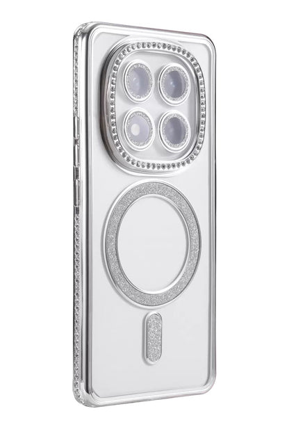 Redmi Note 15 Pro 5G Joke Simli Magneticsafe Kılıf - Gümüş