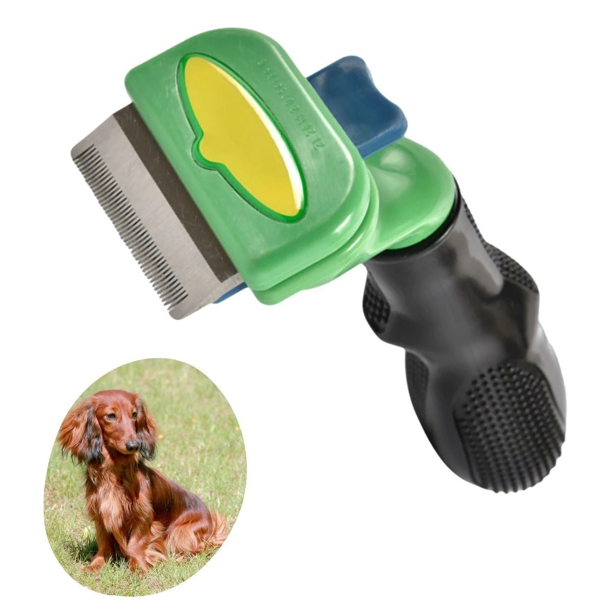 Buffer Kedi ve Köpekler İçin Uzun Tüylü Köpek Tarağı Tüy Toplayıcı tarak Small