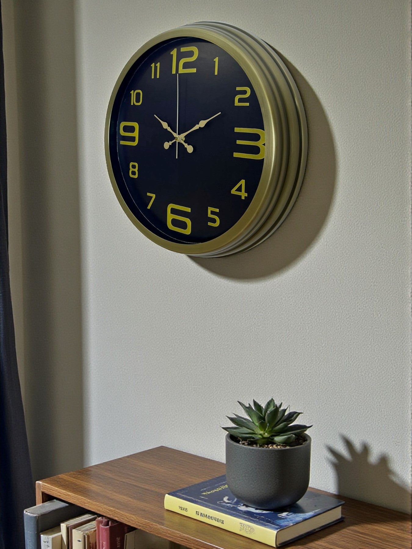 40 Cm Metal Eskitme Vintage Duvar Saati