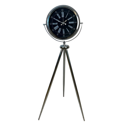 Krom İhtişam 150 x 45 Cm Metal Tripod Ayaklı Saat