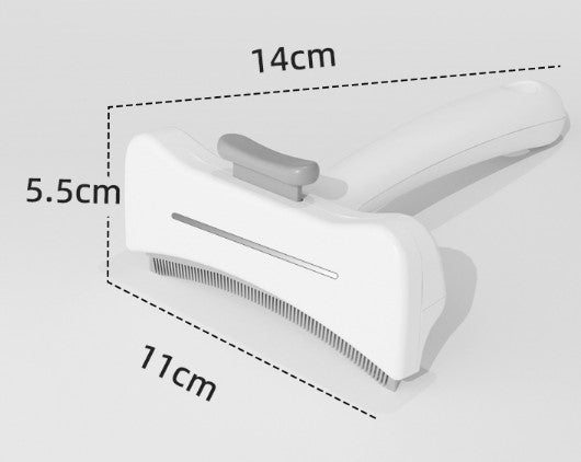 Basmalı Metal Uçlu Evcil Hayvan Tüy Toplama Tarağı CM-586 (5643)