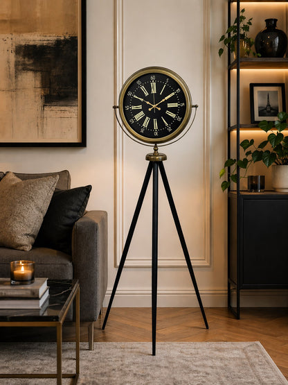 Eskitme İhtişam Tripod Ayaklı Saat