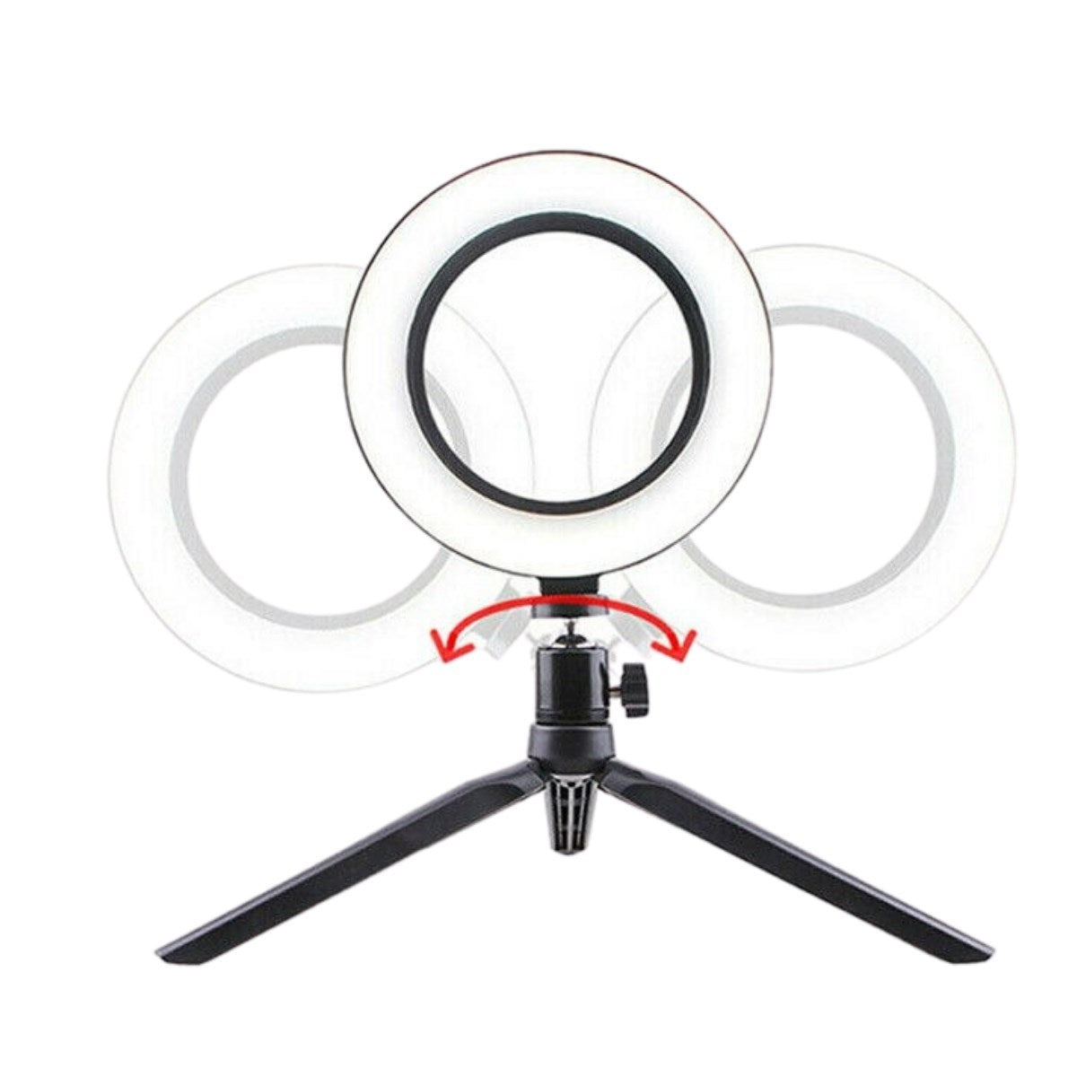 BUFFER® 8inç 20cm Youtube Instagram Tiktok Selfie Stüdyo Video Fotoğraf Ring Light Tripod Led Halk