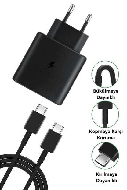 BUFFER® 65W Hızlı Şarj Edebilen TYPE C uçlu Şarj Aleti