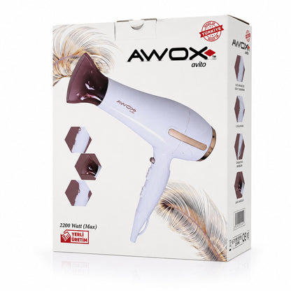 BEYAZ AVİTO SAÇ KURUTMA MAKİNESİ 2200W 1407 (5643)