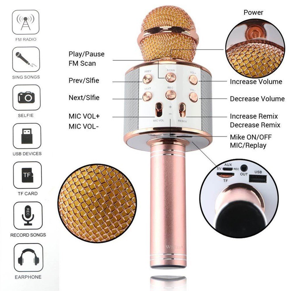 Bluetooth Karaoke Mikrofon (5643)
