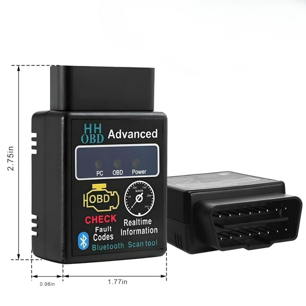 Bluetooth Arıza Tespit Cihazı – Araç Motor Arıza Okuma, Check Engine Sıfırlama, Oto Diagnostik Scanner (5643)