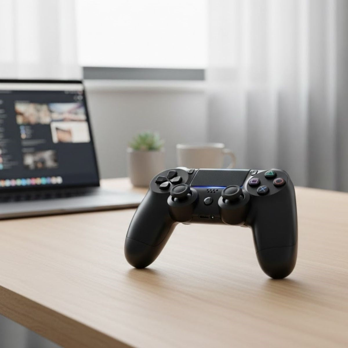 Bluetooth Kablosuz Gamepad – Ergonomik Tutuş, Hassas Analog Joystick, PC & Mobil Uyumlu Oyun Kolu (5643)
