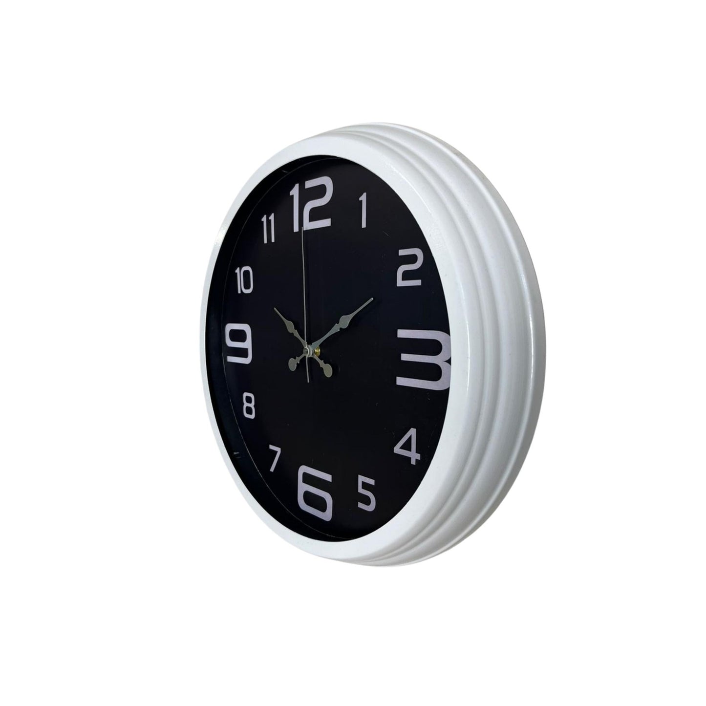Beyaz 40 Cm Metal Klasik Duvar Saati