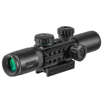 C3-9x26 Eg Raylı Çift Işıklı Av Dürbünü 11mm/22mm