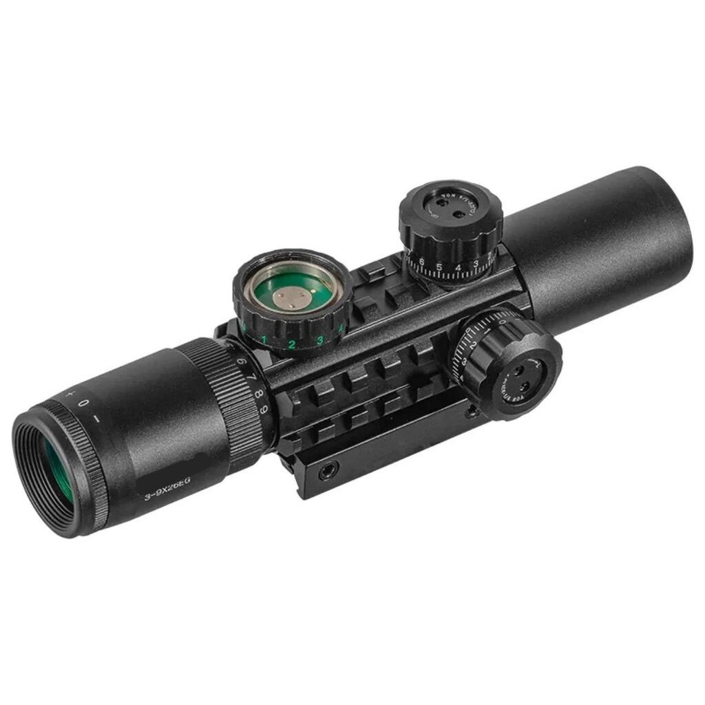 C3-9x26 Eg Raylı Çift Işıklı Av Dürbünü 11mm/22mm