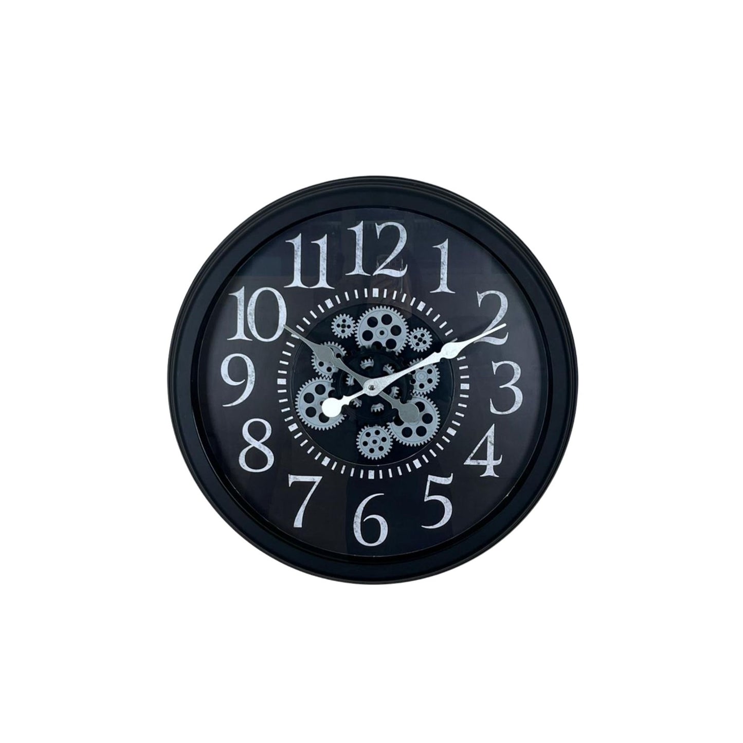Heritage Black 60 Cm Çarklı Duvar Saati