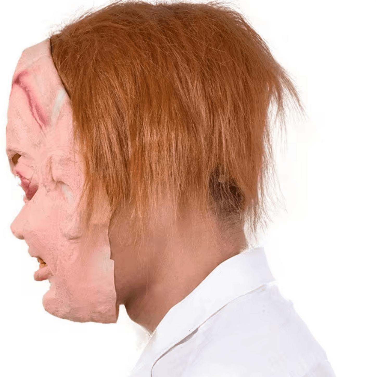 Çaki Maskesi Kahverengi Saçlı Lateks Et Chucky Çaki Maskesi (5643)