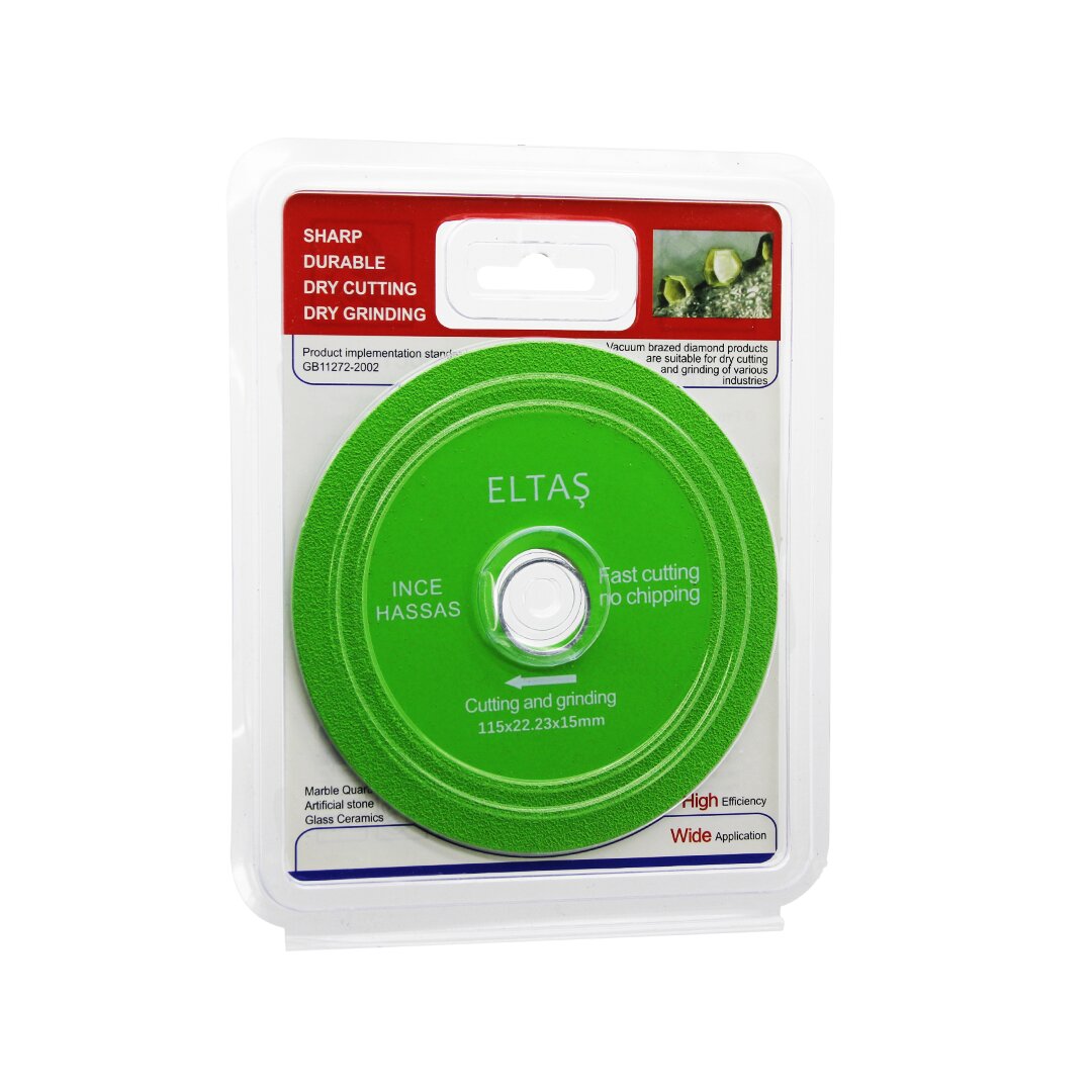 CAM KESME YEŞİL HASSAS KESİCİ DİSK - TAŞLAMA 115X22X23X15MM (5643)