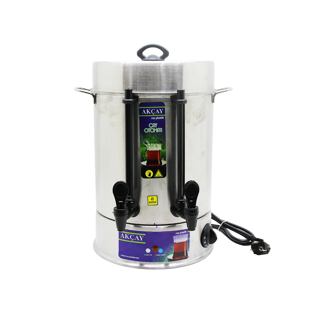 ÇAY OTOMATI 40 BARDAK SEMAVER ELEKTRİKLİ ÇAY MAKİNESİ (MARKA DEĞİŞKENLİK GÖSTEREBİLİR) (5643)