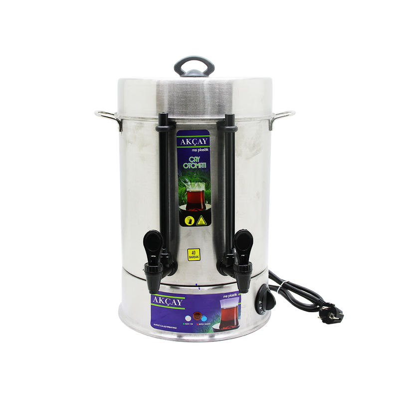 ÇAY OTOMATI 40 BARDAK SEMAVER ELEKTRİKLİ ÇAY MAKİNESİ (MARKA DEĞİŞKENLİK GÖSTEREBİLİR) (5643)