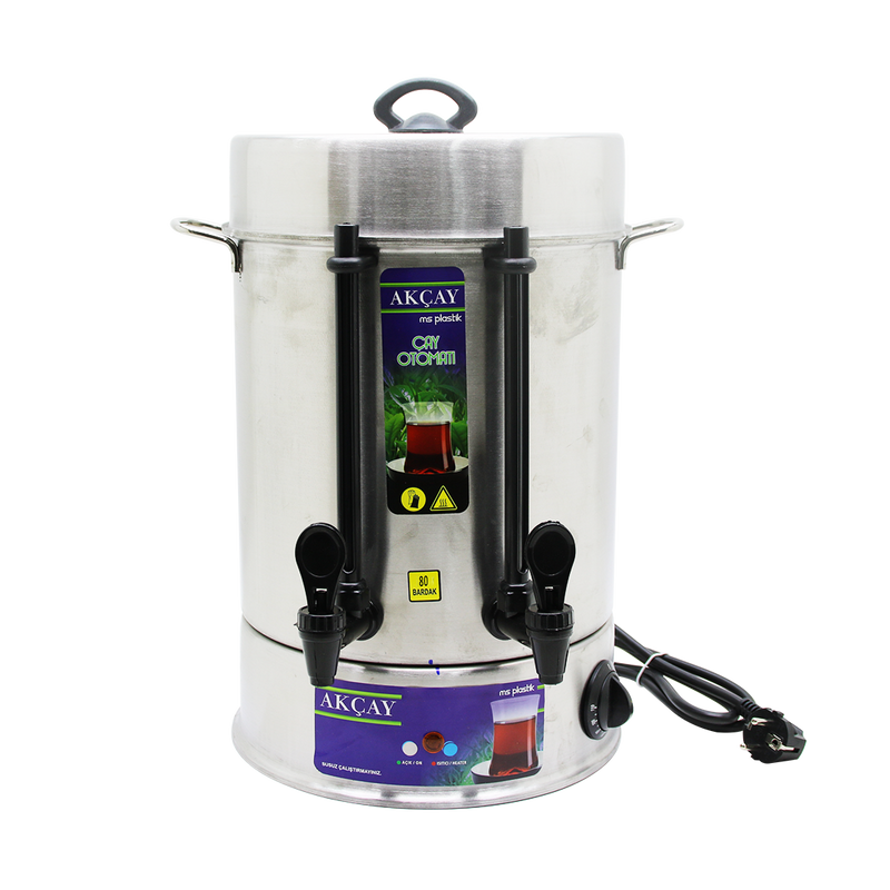 ÇAY OTOMATI 80 BARDAK SEMAVER ELEKTRİKLİ ÇAY MAKİNESİ (MARKA DEĞİŞKENLİK GÖSTEREBİLİR) (5643)