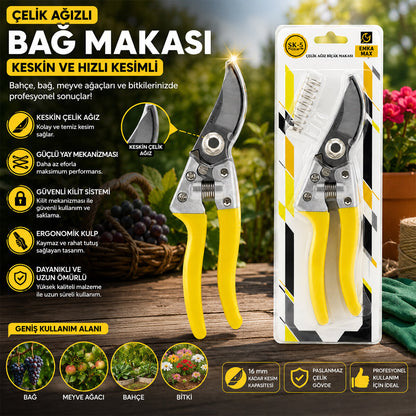 ÇELİK AĞIZLI BAĞ MAKAS (5643)