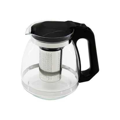 ÇELİK SÜZGEÇLİ CAM DEMLİK 1500ML (5643)
