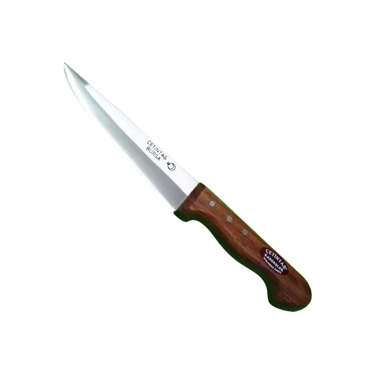 Çetintaş Bursa Kurban Ve Kasap Bıçağı No:1, 14 Cm, Ahşap Gül Sap