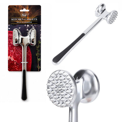 ÇİFT BAŞLI - KOMPLE METAL PASLANMAZ ÇELİK ET DÖVECEK (5643)