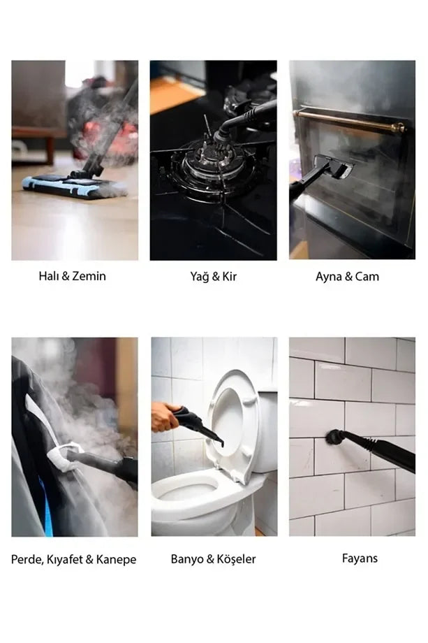 Classen Smart Çok Fonksiyonlu Güçlü Buharlı Temizleyici Makinesi (5643)