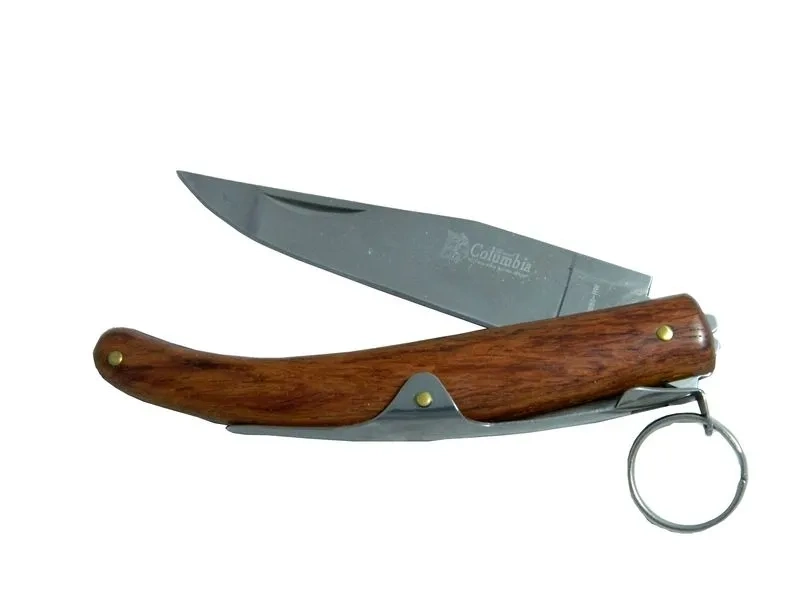 Columbia Okapi Gc2079a Kahverengi Cep Çakısı 20cm - Manuel, Ahşap Sap