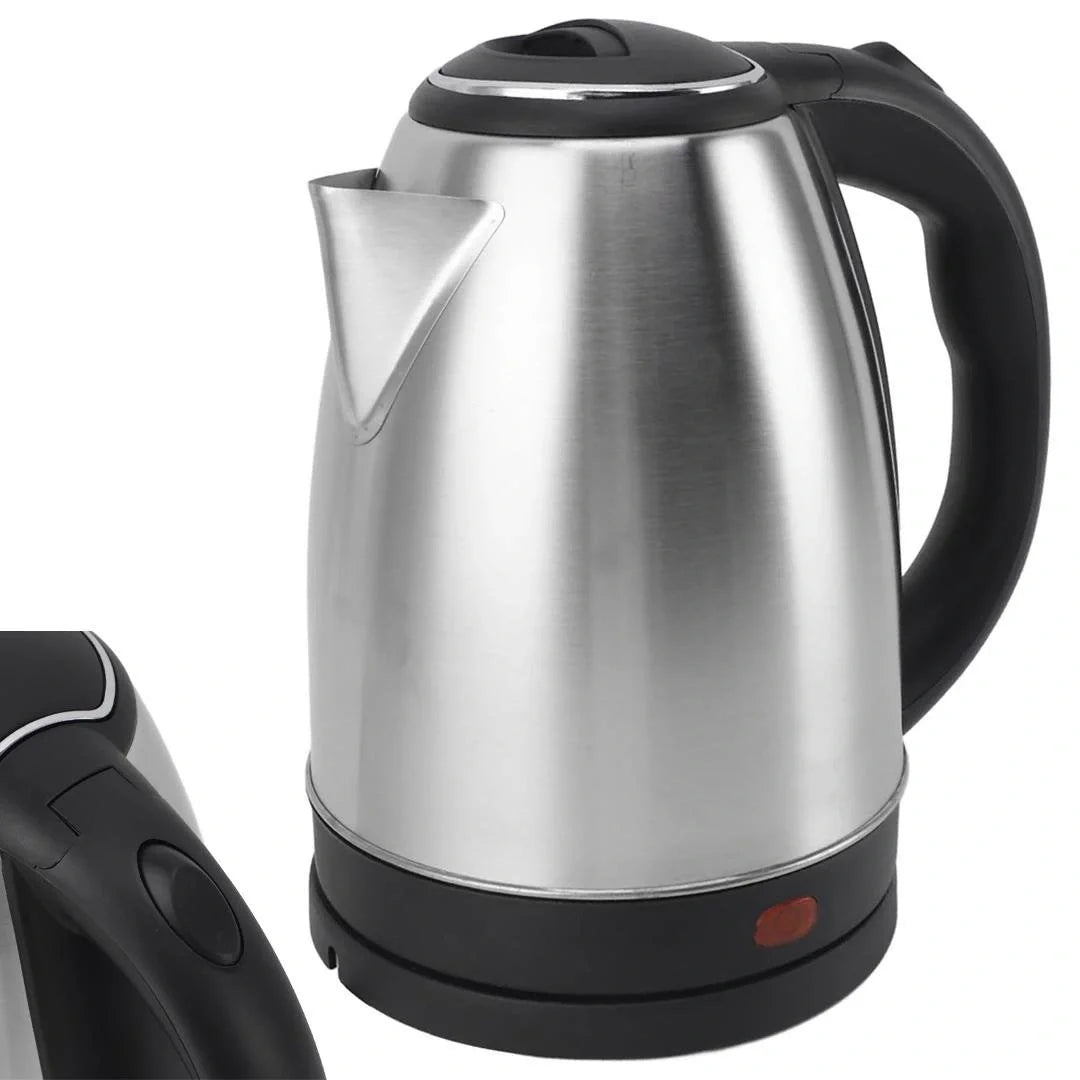 Crown CRW-7102 1500W 1.8 Litre Lüks Çelik Su Isıtıcı Kettle İnox (5643)