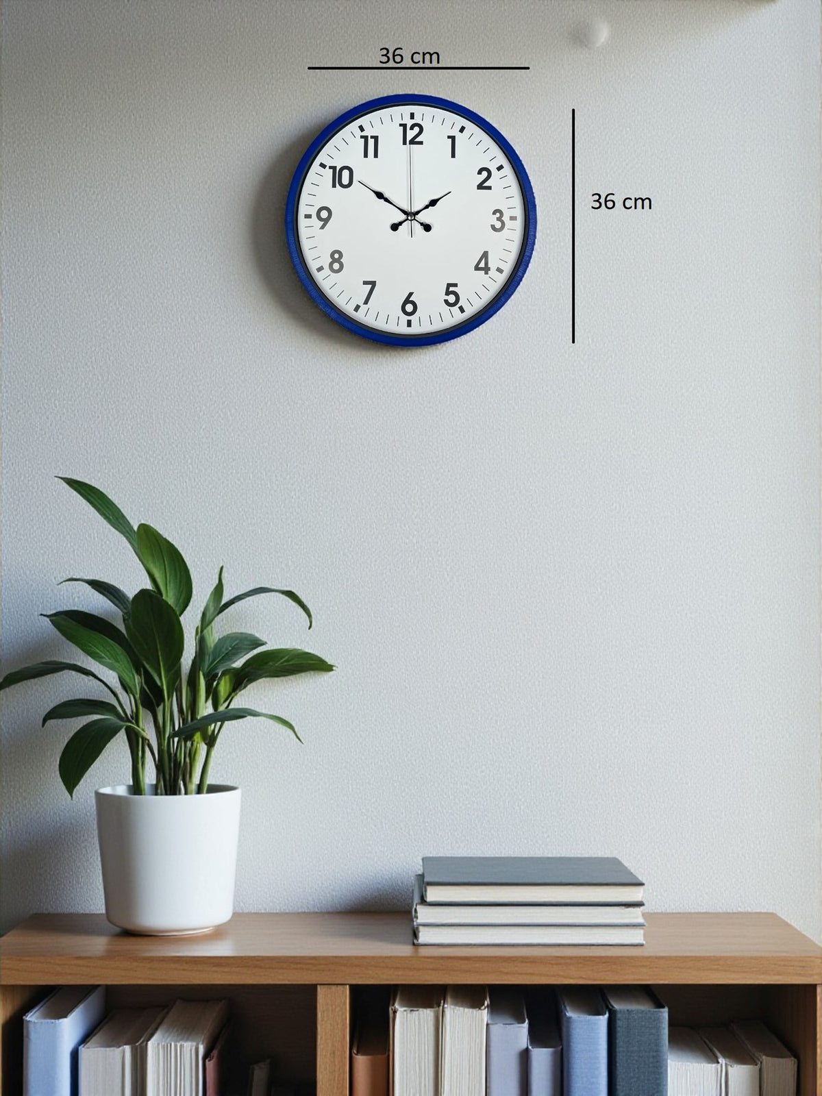 36 Cm Lacivert Standart Duvar Saati