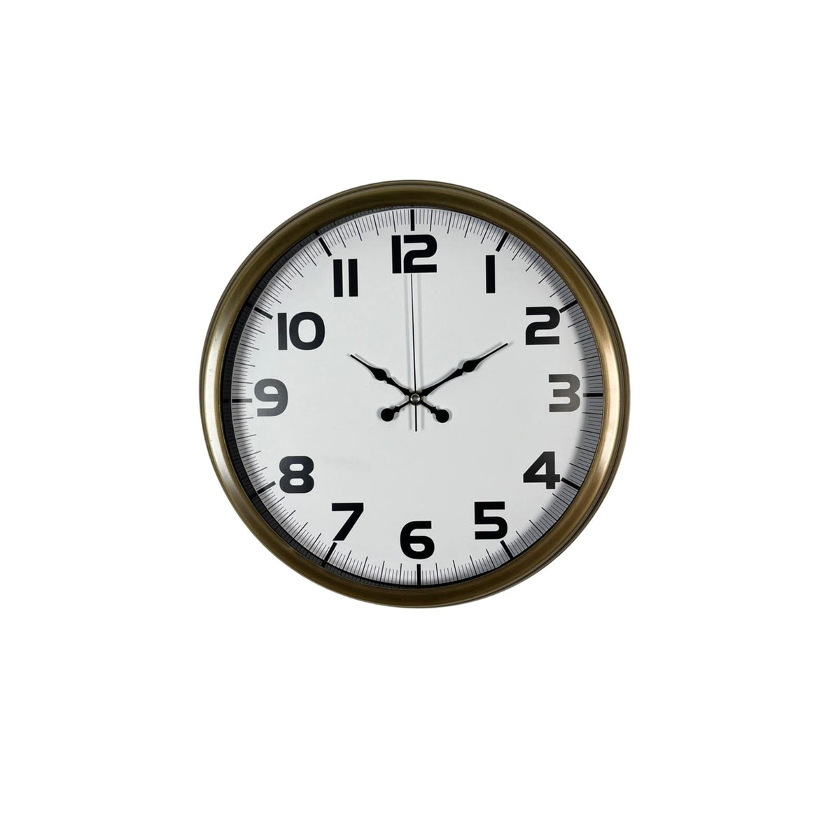 Antik Stil Eskitme 40 Cm Metal Duvar Saati