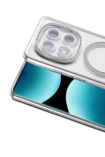 Redmi Note 15 Pro 5G Joke Simli Magneticsafe Kılıf - Gümüş
