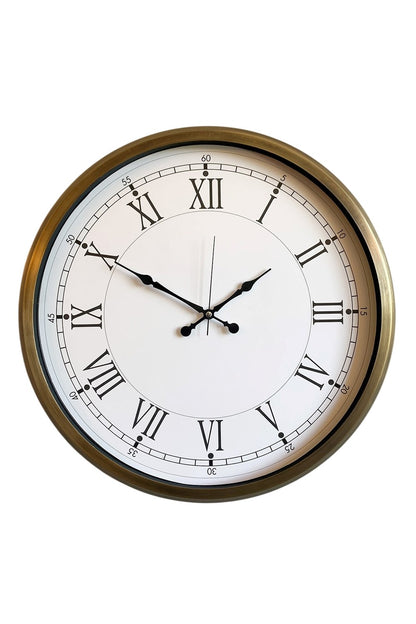 52 cm Eskitme Metal Retro Duvar Saati