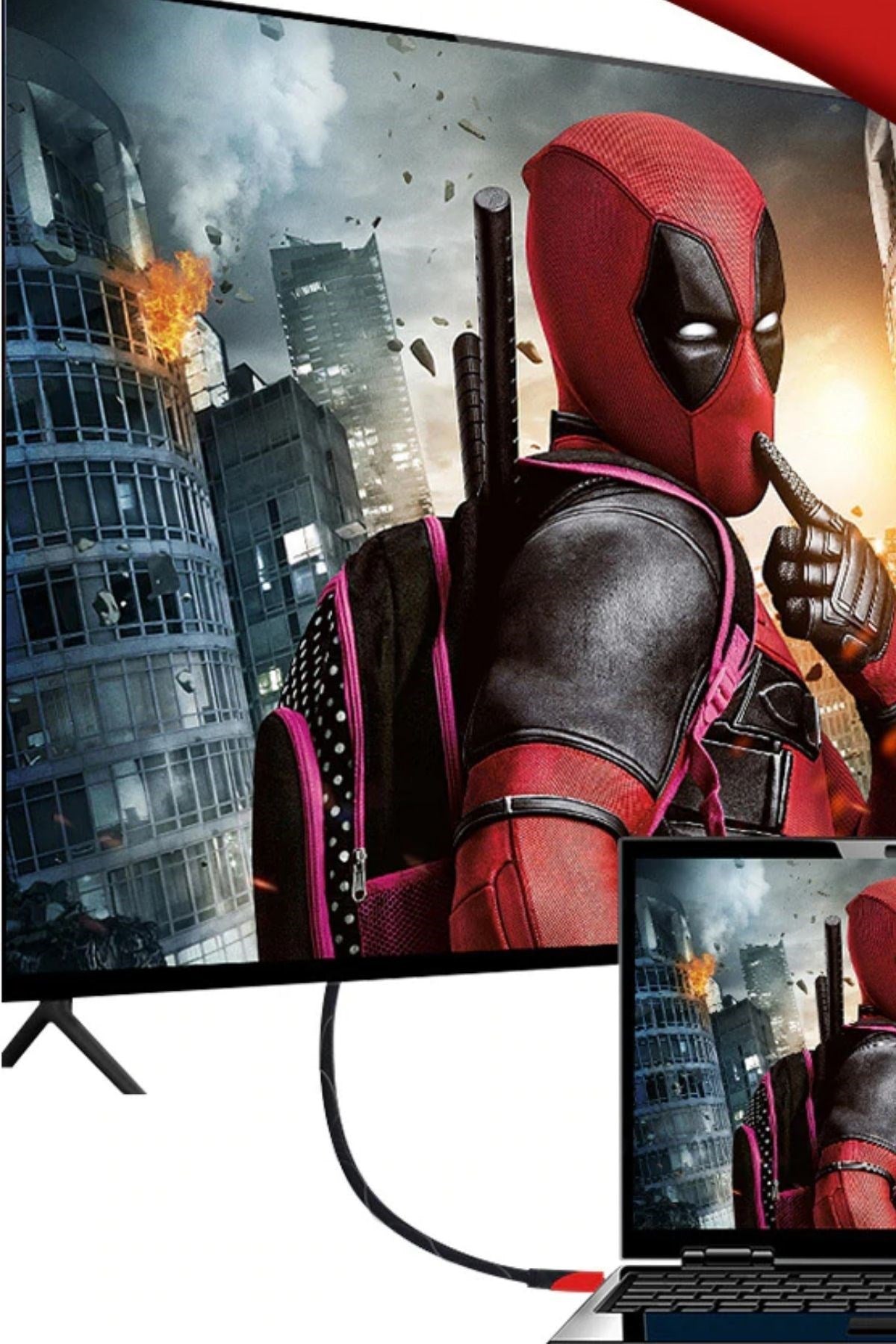 BUFFER® HDMI Kablosu 10 Metre HDTV Bilgisayar Uydu Görüntü Ses Full HD Sargılı Görüntü Aktarma Kablosu