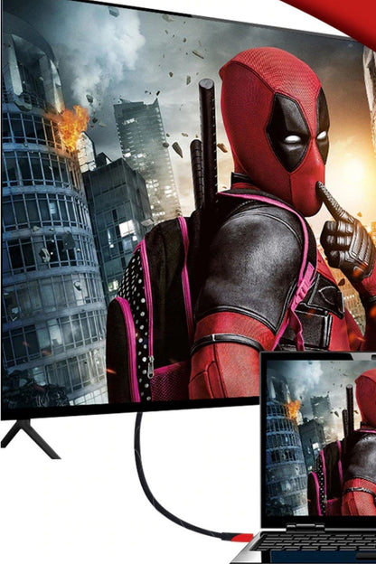 BUFFER® HDMI Kablosu 10 Metre HDTV Bilgisayar Uydu Görüntü Ses Full HD Sargılı Görüntü Aktarma Kablosu